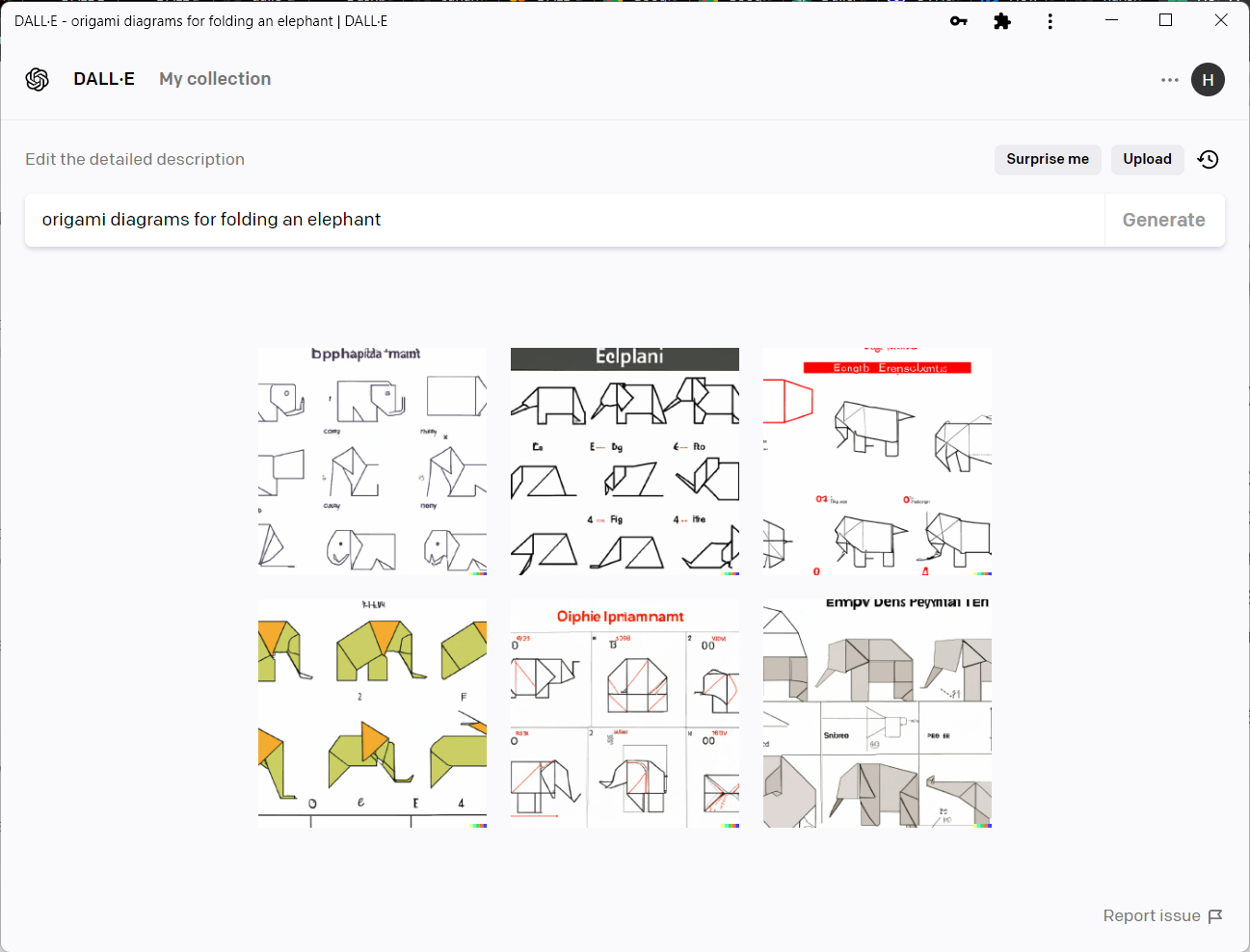 origami diagrams for folding an elephant