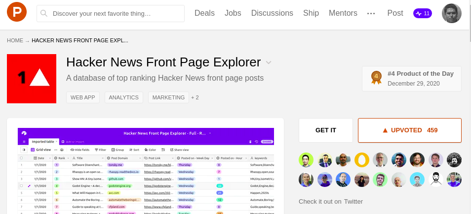 Product Hunt Featured Product of the Day